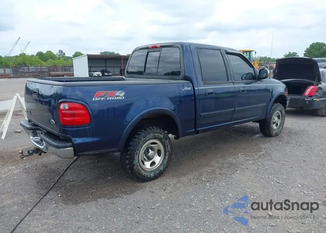 2002 Ford F-150 Lariat/Xlt из США, поврежденный, VIN 1FTRW08L82KB51549